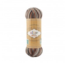 ALIZE SUPERWASH ARTISAN 9013 серый/черный/корица